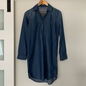 Gap jean shirt dress